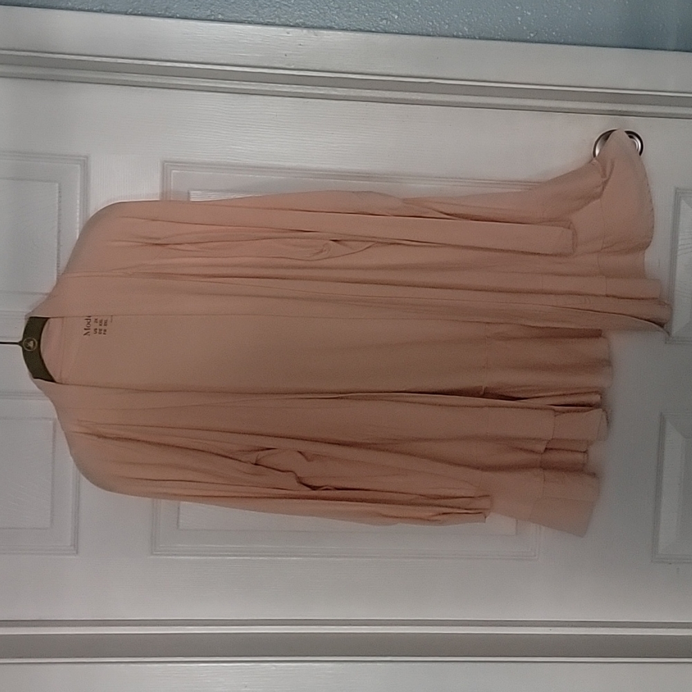 Women's open cardigan size 2x. Peach color